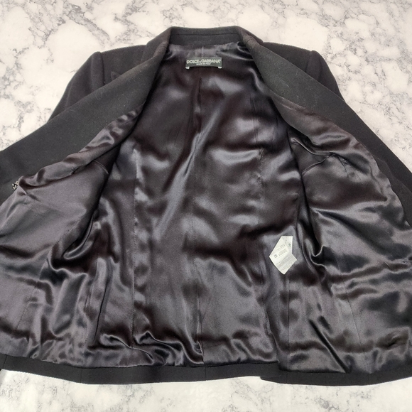 Dolce & Gabbana Wool Double Breast Blazer Jacket - Picture 7 of 8